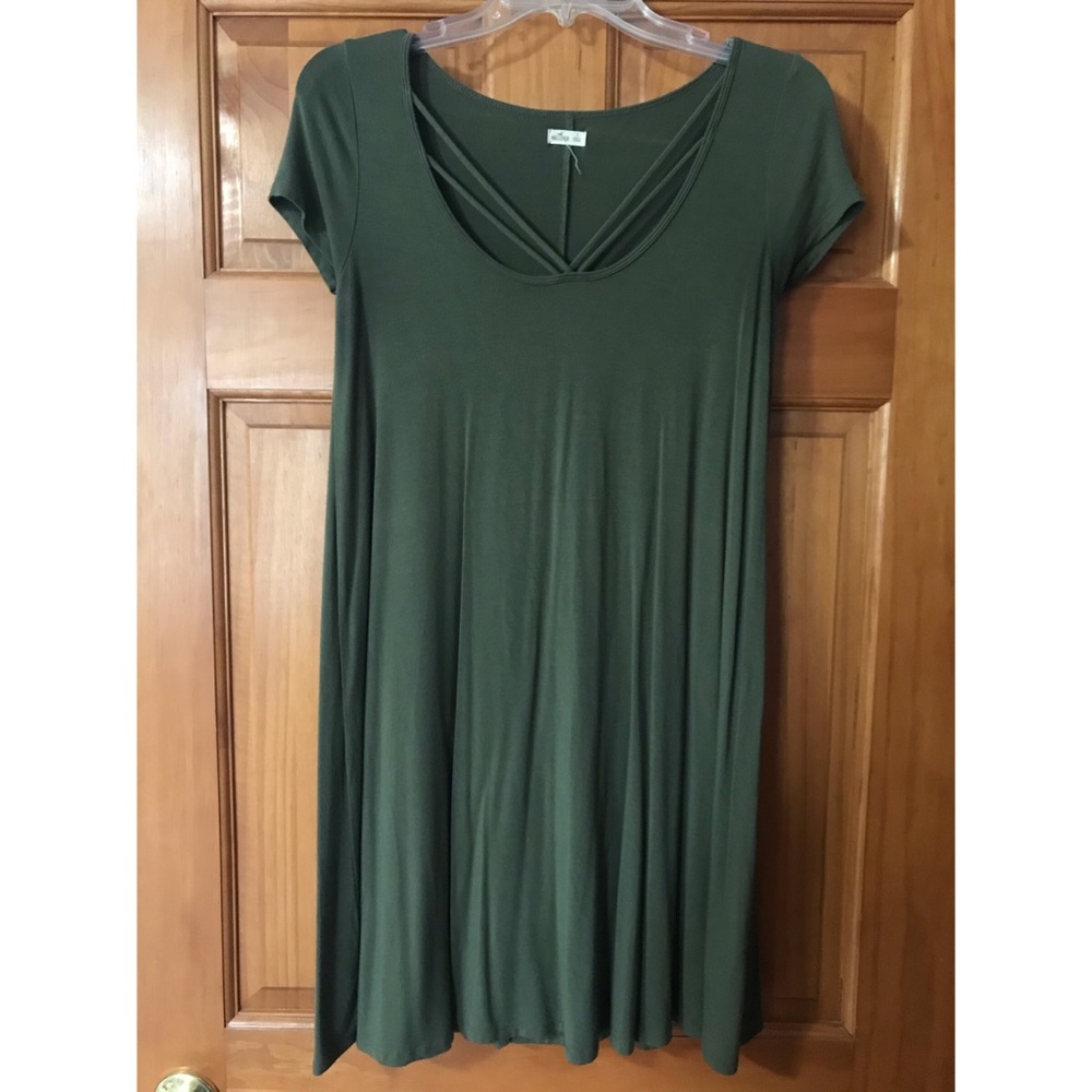 Hollister Green Mini Dress